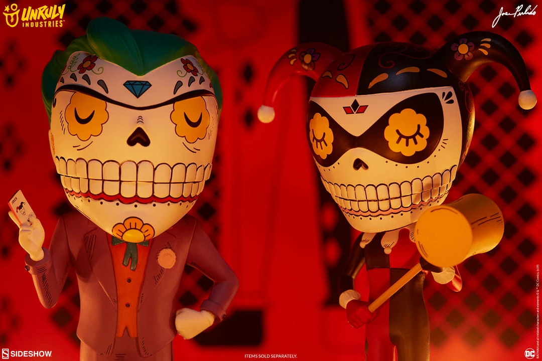 Promo 😉 Harley Quinn Calavera Designer Collectible Toy By Unruly Industries™ By Jose Pulido 💯 20 Harley Quinn Calavera Designer Collectible Toy By Unruly Industries™ By Jose Pulido