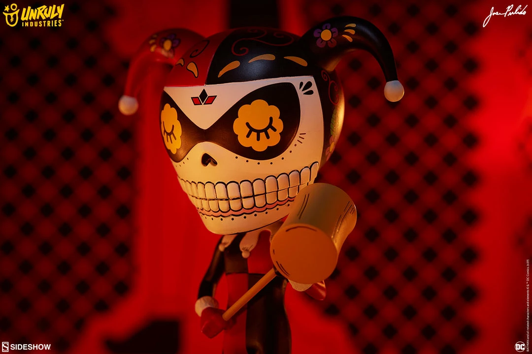Promo 😉 Harley Quinn Calavera Designer Collectible Toy By Unruly Industries™ By Jose Pulido 💯 23 Harley Quinn Calavera Designer Collectible Toy By Unruly Industries™ By Jose Pulido