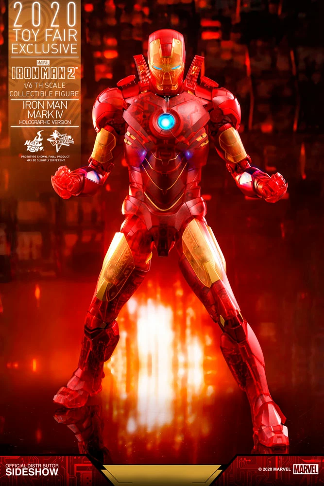 Hot Sale 😉 Iron Man Mark IV (Holographic Version) Sixth Scale Figure By Hot Toys Iron Man 2 - Movie Masterpiece Series 😉 2 Iron Man Mark IV (Holographic Version) Sixth Scale Figure By Hot Toys Iron Man 2 - Movie Masterpiece Series