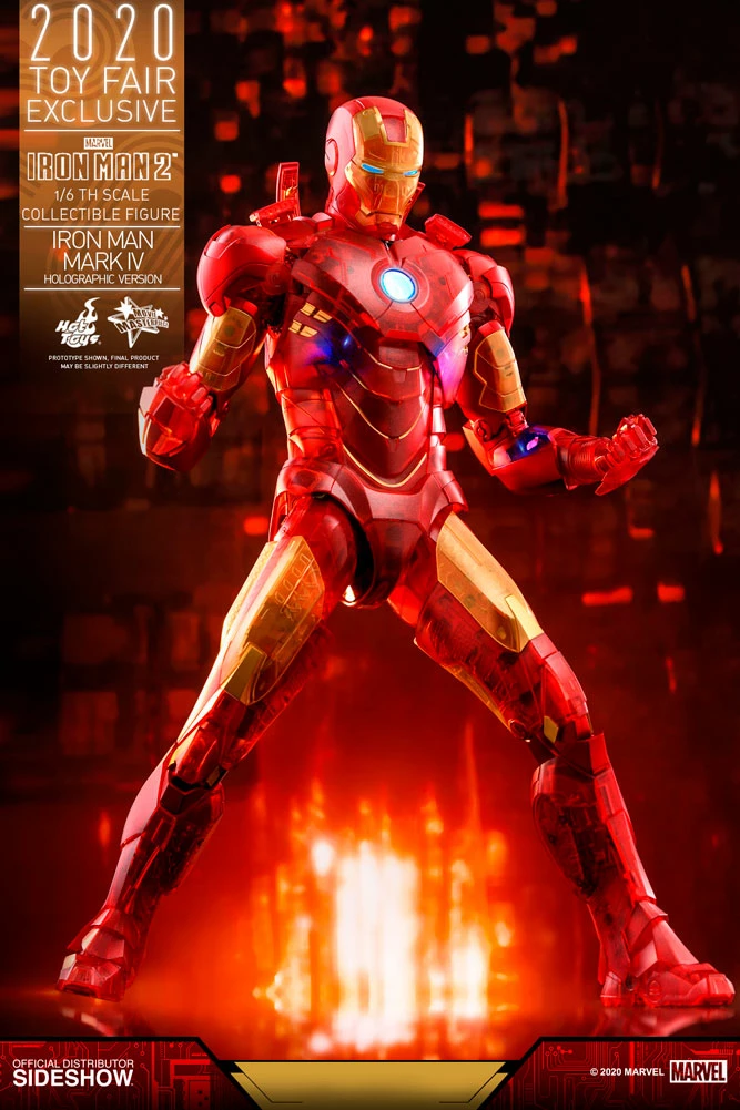 Hot Sale 😉 Iron Man Mark IV (Holographic Version) Sixth Scale Figure By Hot Toys Iron Man 2 - Movie Masterpiece Series 😉 3 Iron Man Mark IV (Holographic Version) Sixth Scale Figure By Hot Toys Iron Man 2 - Movie Masterpiece Series
