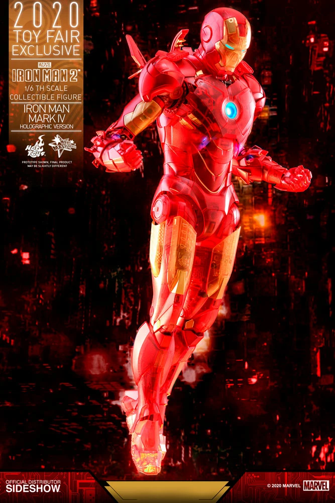 Hot Sale 😉 Iron Man Mark IV (Holographic Version) Sixth Scale Figure By Hot Toys Iron Man 2 - Movie Masterpiece Series 😉 5 Iron Man Mark IV (Holographic Version) Sixth Scale Figure By Hot Toys Iron Man 2 - Movie Masterpiece Series
