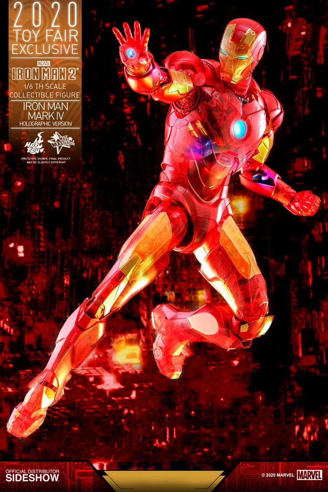 Hot Sale 😉 Iron Man Mark IV (Holographic Version) Sixth Scale Figure By Hot Toys Iron Man 2 - Movie Masterpiece Series 😉 6 Iron Man Mark IV (Holographic Version) Sixth Scale Figure By Hot Toys Iron Man 2 - Movie Masterpiece Series