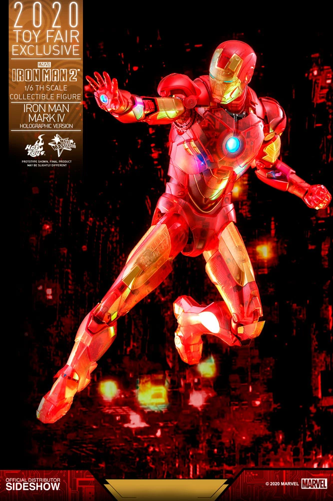 Hot Sale 😉 Iron Man Mark IV (Holographic Version) Sixth Scale Figure By Hot Toys Iron Man 2 - Movie Masterpiece Series 😉 8 Iron Man Mark IV (Holographic Version) Sixth Scale Figure By Hot Toys Iron Man 2 - Movie Masterpiece Series