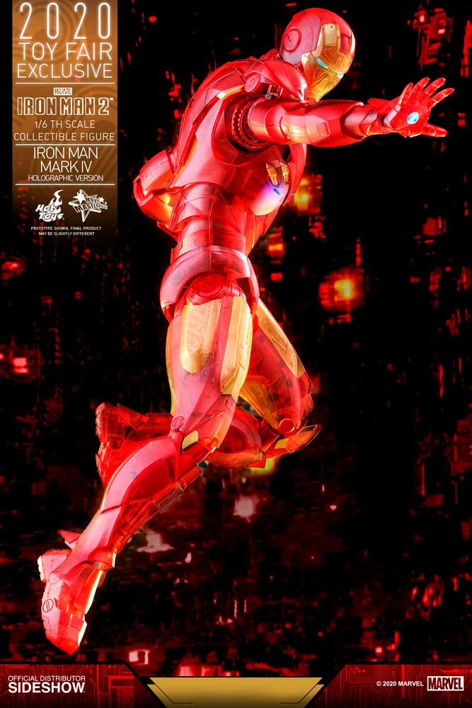 Hot Sale 😉 Iron Man Mark IV (Holographic Version) Sixth Scale Figure By Hot Toys Iron Man 2 - Movie Masterpiece Series 😉 9 Iron Man Mark IV (Holographic Version) Sixth Scale Figure By Hot Toys Iron Man 2 - Movie Masterpiece Series