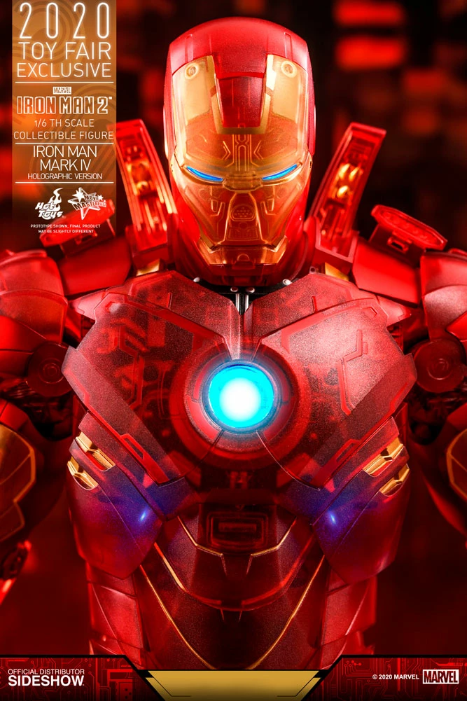 Hot Sale 😉 Iron Man Mark IV (Holographic Version) Sixth Scale Figure By Hot Toys Iron Man 2 - Movie Masterpiece Series 😉 13 Iron Man Mark IV (Holographic Version) Sixth Scale Figure By Hot Toys Iron Man 2 - Movie Masterpiece Series