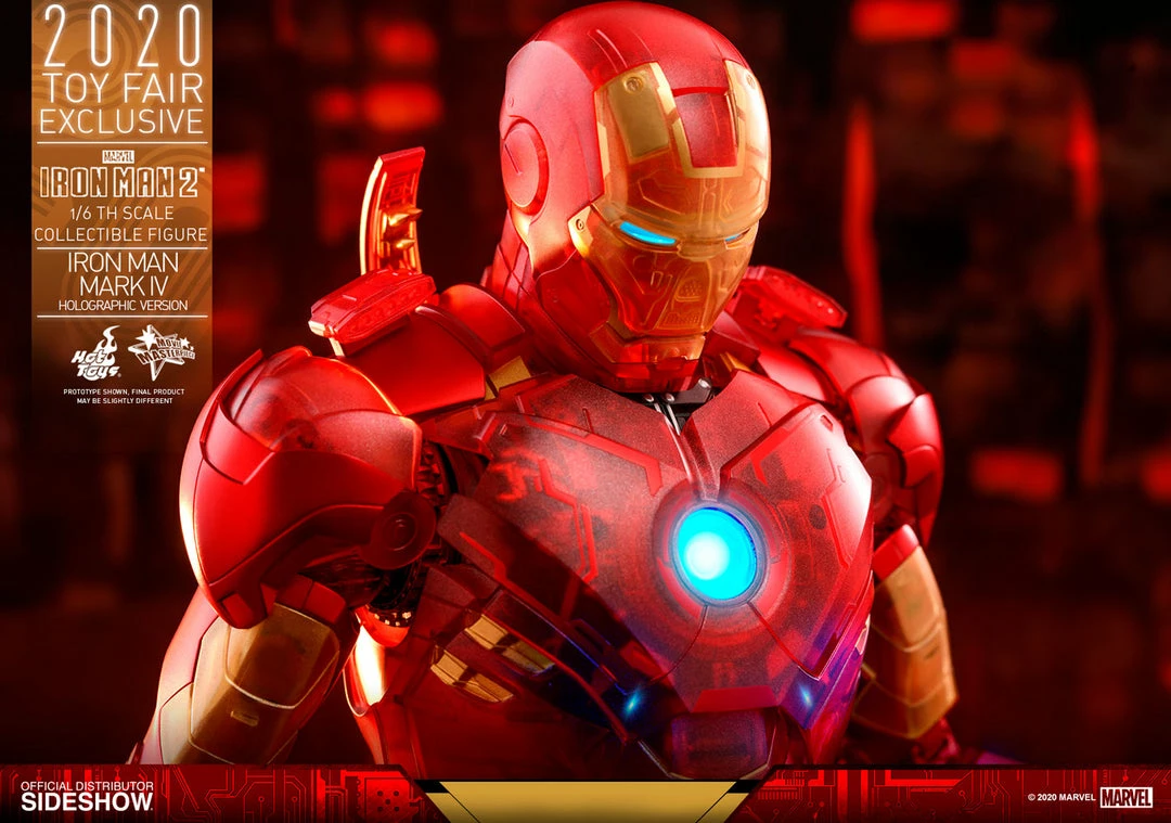 Hot Sale 😉 Iron Man Mark IV (Holographic Version) Sixth Scale Figure By Hot Toys Iron Man 2 - Movie Masterpiece Series 😉 14 Iron Man Mark IV (Holographic Version) Sixth Scale Figure By Hot Toys Iron Man 2 - Movie Masterpiece Series