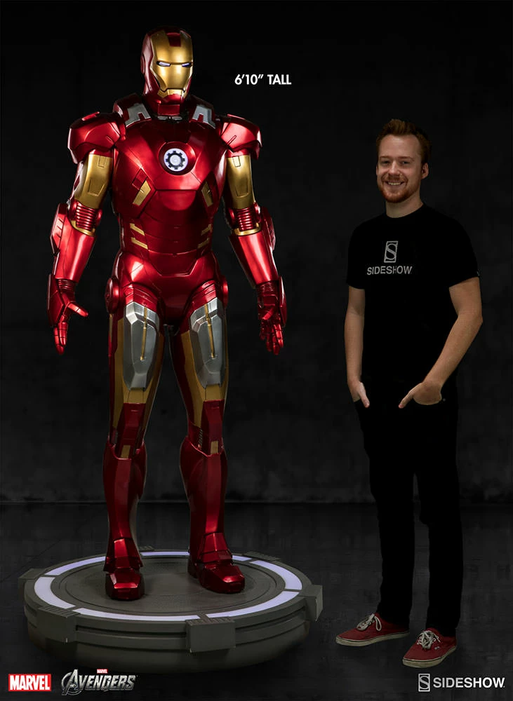 Hot Sale 😀 Iron Man Mark VII Life-Size Figure By Sideshow Collectibles 😉 3 Iron Man Mark VII Life-Size Figure By Sideshow Collectibles