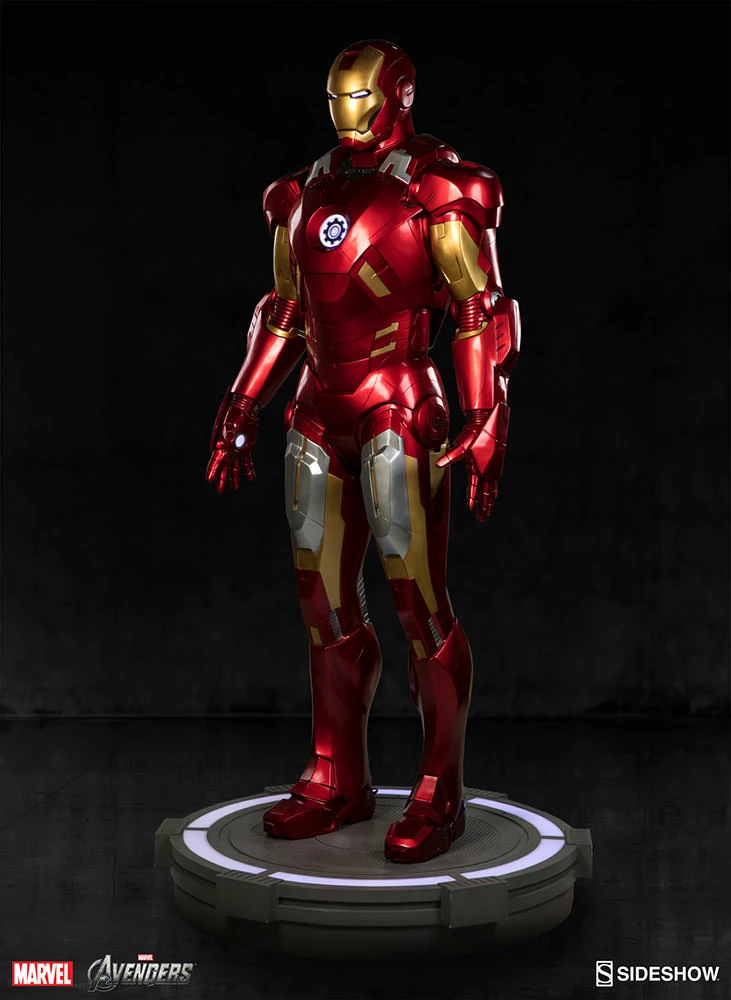 Hot Sale 😀 Iron Man Mark VII Life-Size Figure By Sideshow Collectibles 😉 11 Iron Man Mark VII Life-Size Figure By Sideshow Collectibles
