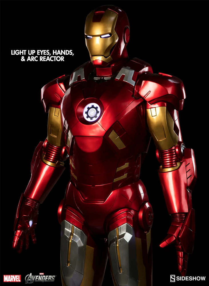 Hot Sale 😀 Iron Man Mark VII Life-Size Figure By Sideshow Collectibles 😉 4 Iron Man Mark VII Life-Size Figure By Sideshow Collectibles