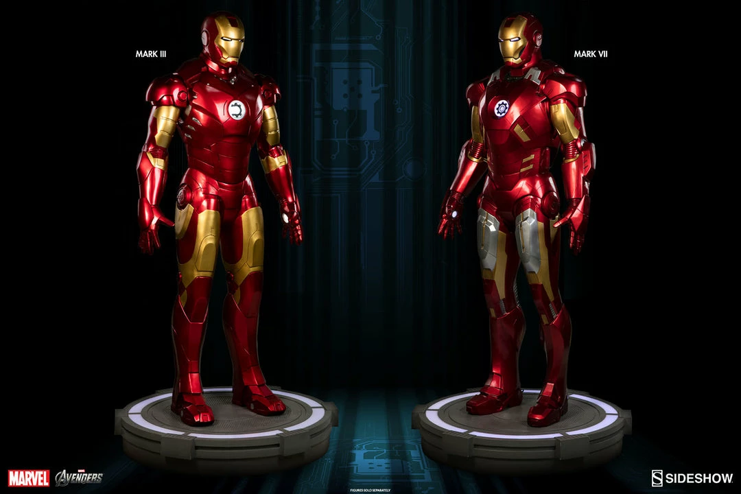 Hot Sale 😀 Iron Man Mark VII Life-Size Figure By Sideshow Collectibles 😉 9 Iron Man Mark VII Life-Size Figure By Sideshow Collectibles