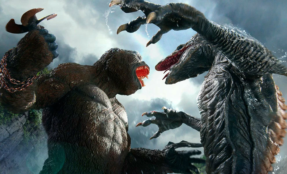 Flash Sale 🛒 Kong VS Skullcrawler Deluxe Collectible Set By Star Ace Toys Ltd. Monsters, MonsterVerse! 🥰 4 Kong VS Skullcrawler Deluxe Collectible Set By Star Ace Toys Ltd. Monsters, MonsterVerse!