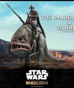 Hot Toys Sixth Scale Collectible Figures Mandalorian™ & Blurrg™ Sixth Scale Figure Set