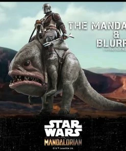 Hot Toys Sixth Scale Collectible Figures Mandalorian™ & Blurrg™ Sixth Scale Figure Set