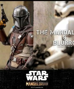 Hot Toys Sixth Scale Collectible Figures Mandalorian™ & Blurrg™ Sixth Scale Figure Set