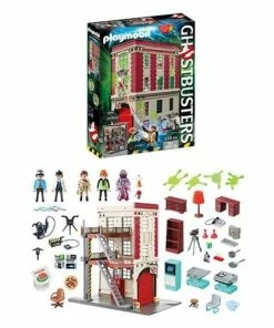 Playmobil 9219 Ghostbusters Firehouse Playset
