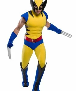 Halloweeencostumes.com Cosplay, Halloween Costumes Premium Marvel Wolverine Plus Size Men's Costume