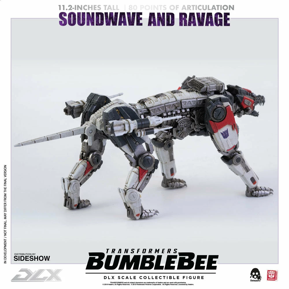 Best deal β Soundwave & Ravage Collectible Figure By Threezero DLX Scale - Die-Cast Metal - Bumblebee Movie Transformers 𧨠6 Soundwave & Ravage Collectible Figure By Threezero DLX Scale - Die-Cast Metal - Bumblebee Movie Transformers