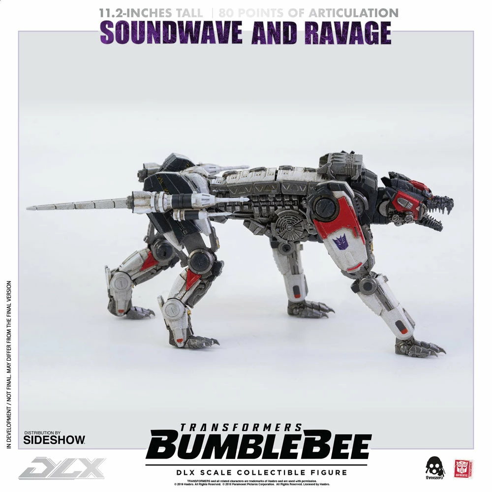 Best deal β Soundwave & Ravage Collectible Figure By Threezero DLX Scale - Die-Cast Metal - Bumblebee Movie Transformers 𧨠7 Soundwave & Ravage Collectible Figure By Threezero DLX Scale - Die-Cast Metal - Bumblebee Movie Transformers