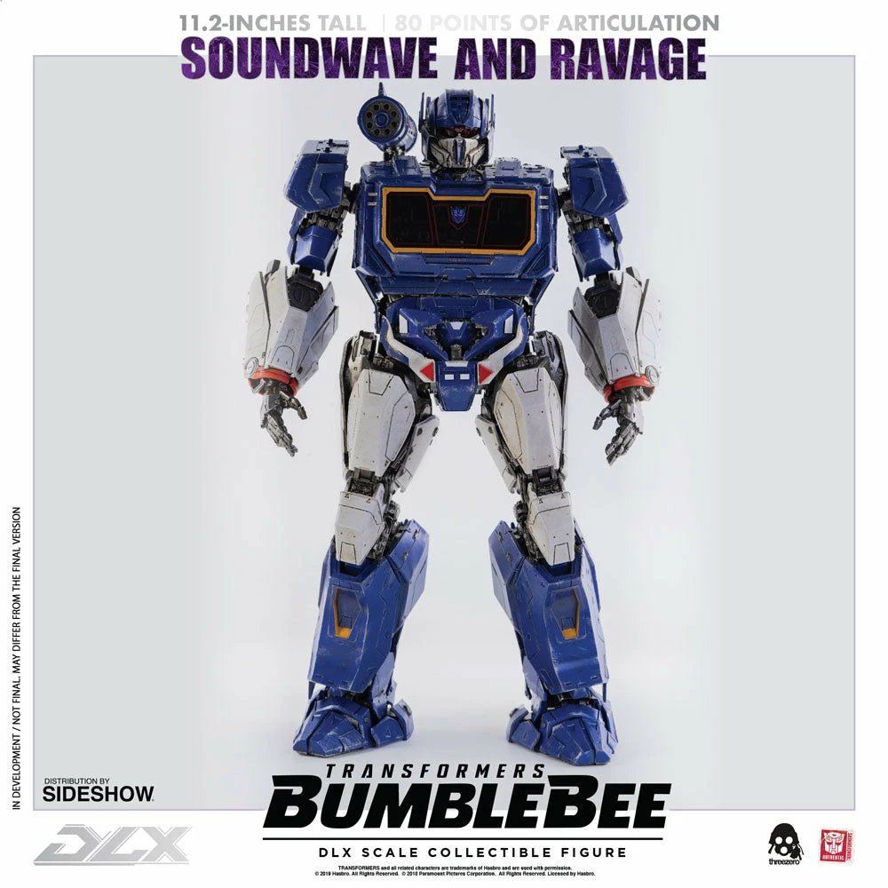 Best deal β Soundwave & Ravage Collectible Figure By Threezero DLX Scale - Die-Cast Metal - Bumblebee Movie Transformers 𧨠9 Soundwave & Ravage Collectible Figure By Threezero DLX Scale - Die-Cast Metal - Bumblebee Movie Transformers