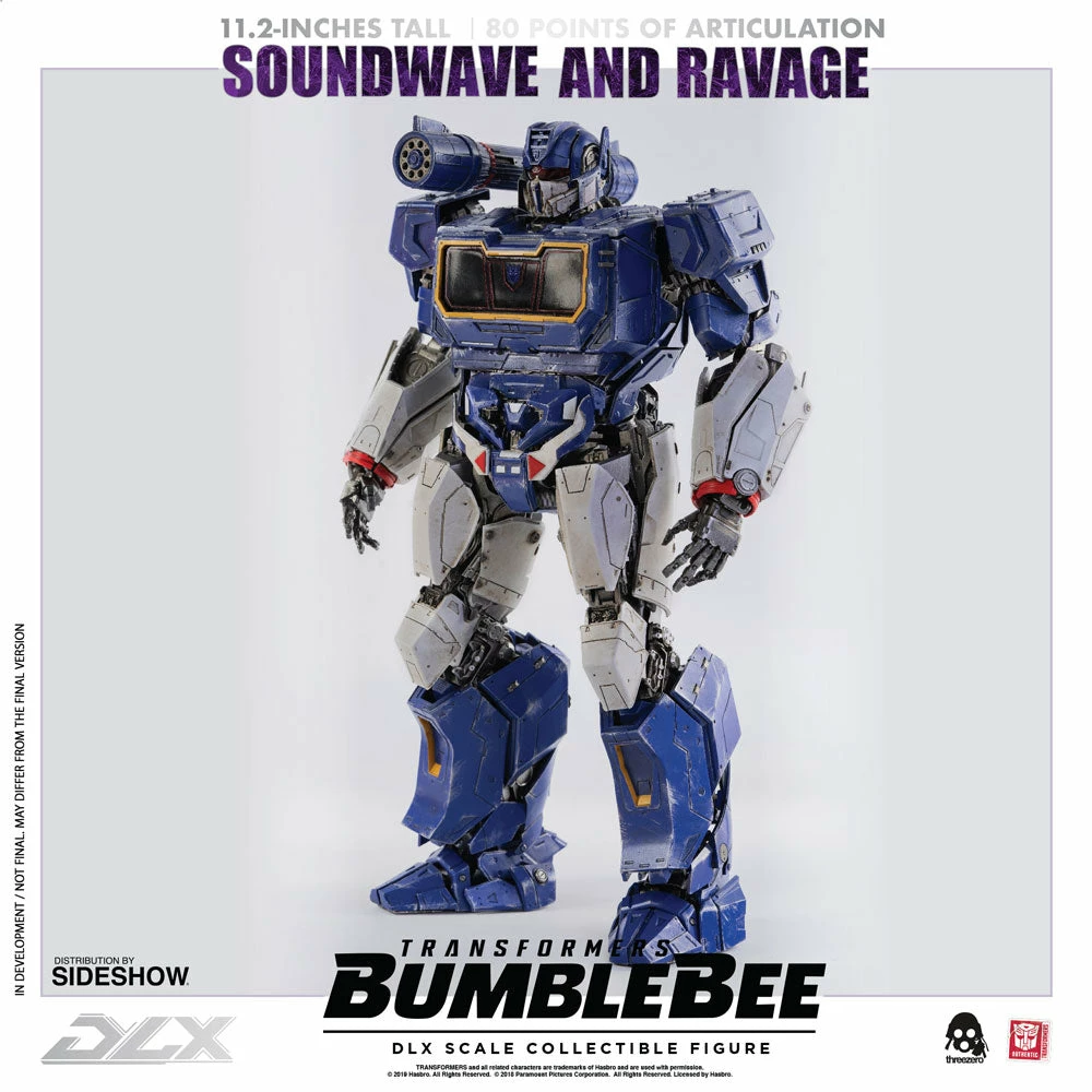 Best deal β Soundwave & Ravage Collectible Figure By Threezero DLX Scale - Die-Cast Metal - Bumblebee Movie Transformers 𧨠10 Soundwave & Ravage Collectible Figure By Threezero DLX Scale - Die-Cast Metal - Bumblebee Movie Transformers