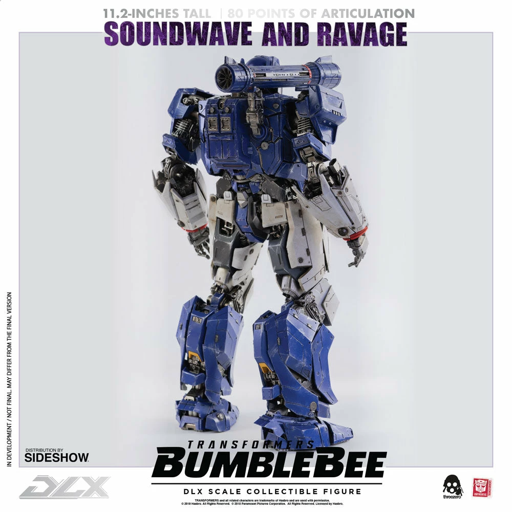 Best deal β Soundwave & Ravage Collectible Figure By Threezero DLX Scale - Die-Cast Metal - Bumblebee Movie Transformers 𧨠13 Soundwave & Ravage Collectible Figure By Threezero DLX Scale - Die-Cast Metal - Bumblebee Movie Transformers