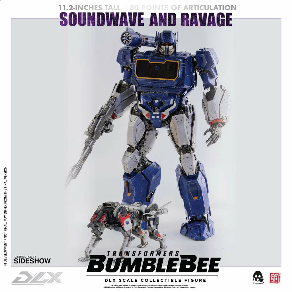 Best deal β Soundwave & Ravage Collectible Figure By Threezero DLX Scale - Die-Cast Metal - Bumblebee Movie Transformers 𧨠14 Soundwave & Ravage Collectible Figure By Threezero DLX Scale - Die-Cast Metal - Bumblebee Movie Transformers