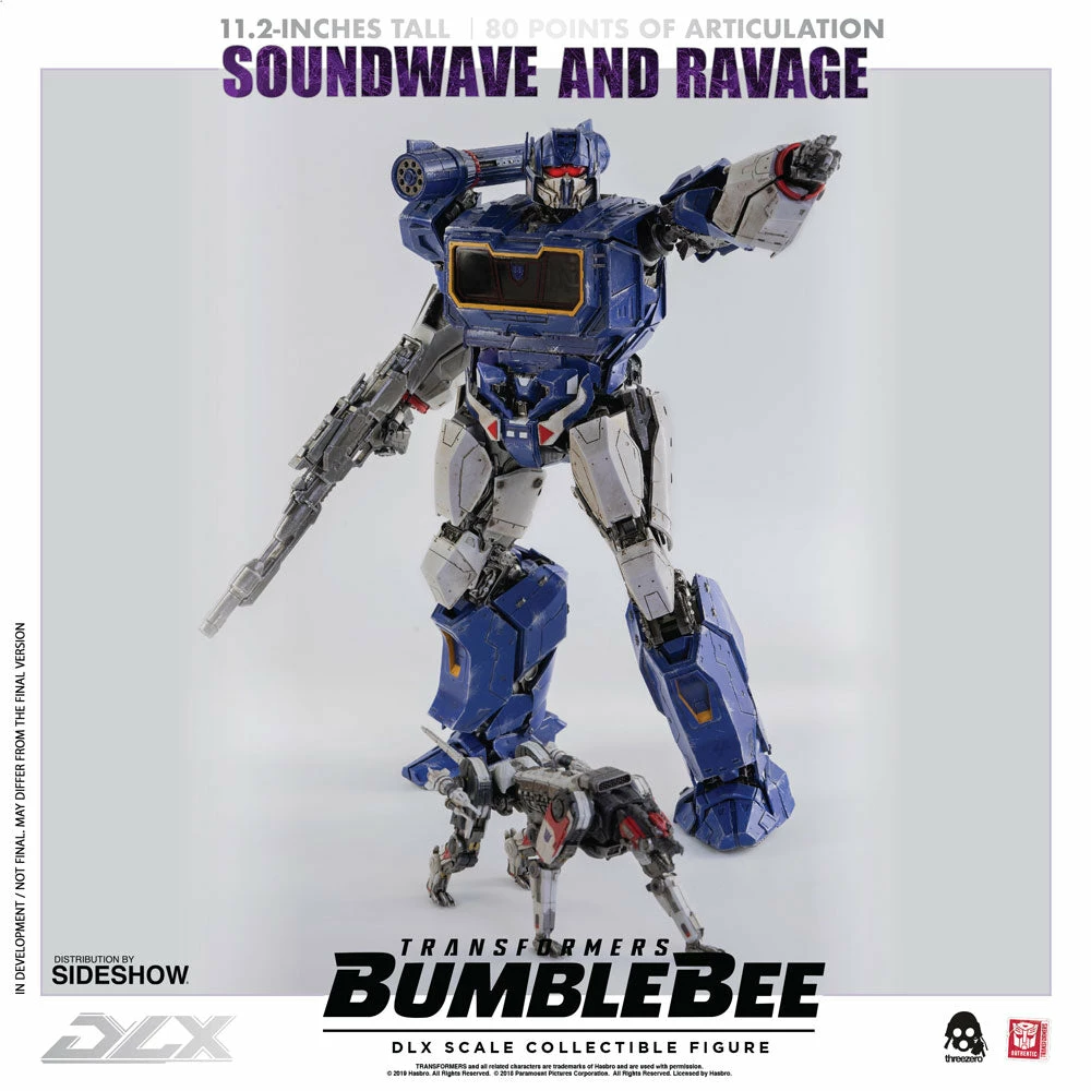 Best deal β Soundwave & Ravage Collectible Figure By Threezero DLX Scale - Die-Cast Metal - Bumblebee Movie Transformers 𧨠15 Soundwave & Ravage Collectible Figure By Threezero DLX Scale - Die-Cast Metal - Bumblebee Movie Transformers