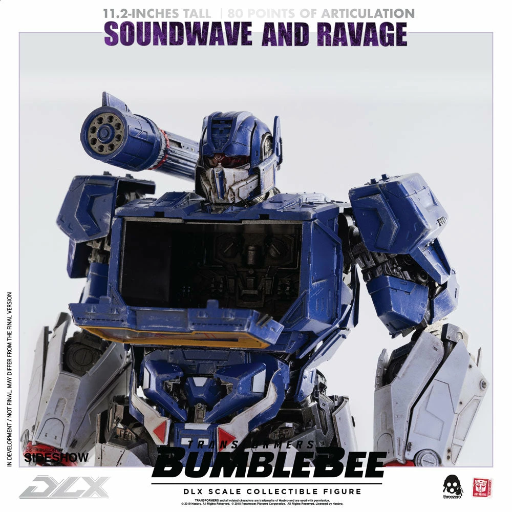 Best deal β Soundwave & Ravage Collectible Figure By Threezero DLX Scale - Die-Cast Metal - Bumblebee Movie Transformers 𧨠16 Soundwave & Ravage Collectible Figure By Threezero DLX Scale - Die-Cast Metal - Bumblebee Movie Transformers