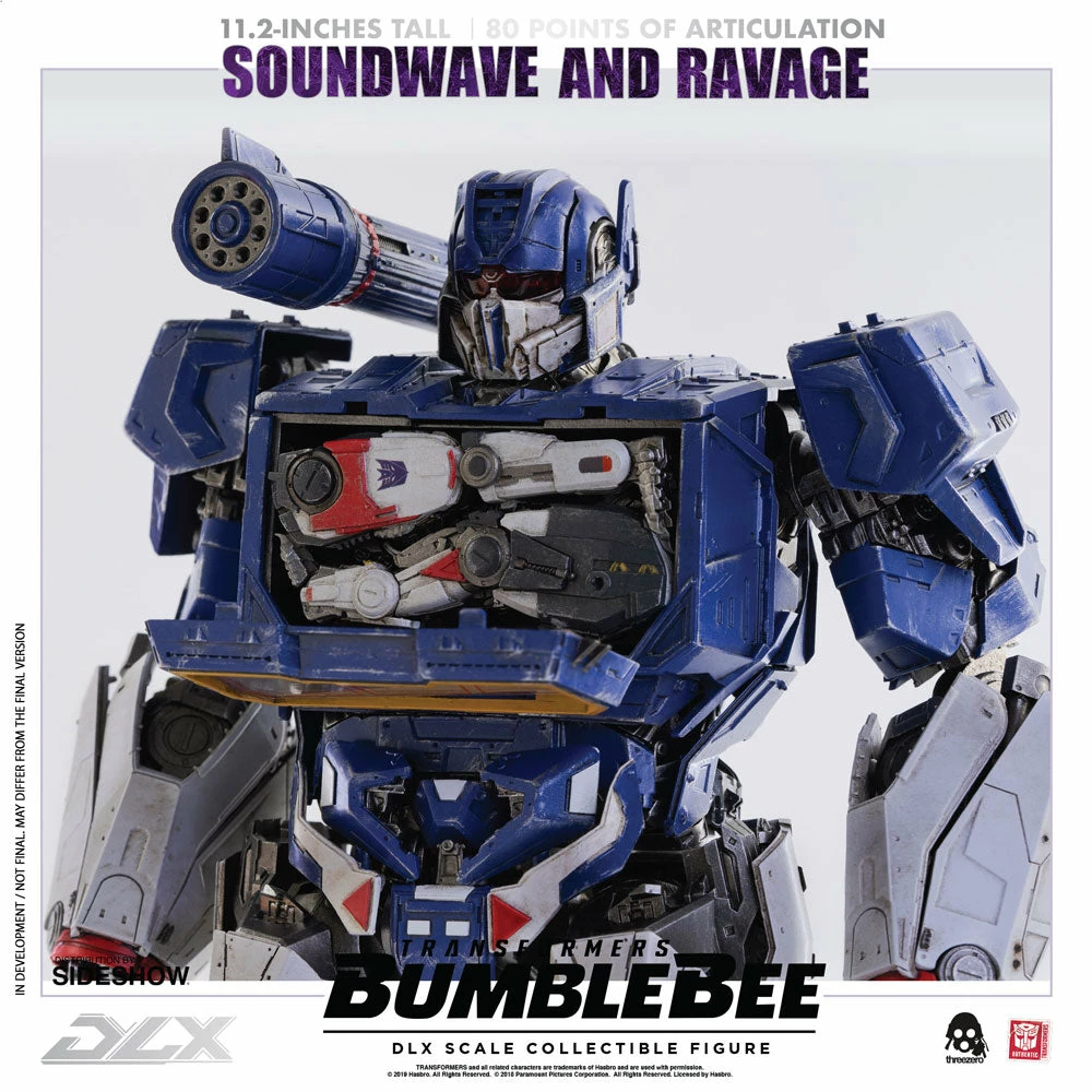 Best deal β Soundwave & Ravage Collectible Figure By Threezero DLX Scale - Die-Cast Metal - Bumblebee Movie Transformers 𧨠17 Soundwave & Ravage Collectible Figure By Threezero DLX Scale - Die-Cast Metal - Bumblebee Movie Transformers