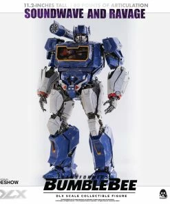 Best deal β Soundwave & Ravage Collectible Figure By Threezero DLX Scale - Die-Cast Metal - Bumblebee Movie Transformers 𧨠40 Soundwave & Ravage Collectible Figure By Threezero DLX Scale - Die-Cast Metal - Bumblebee Movie Transformers