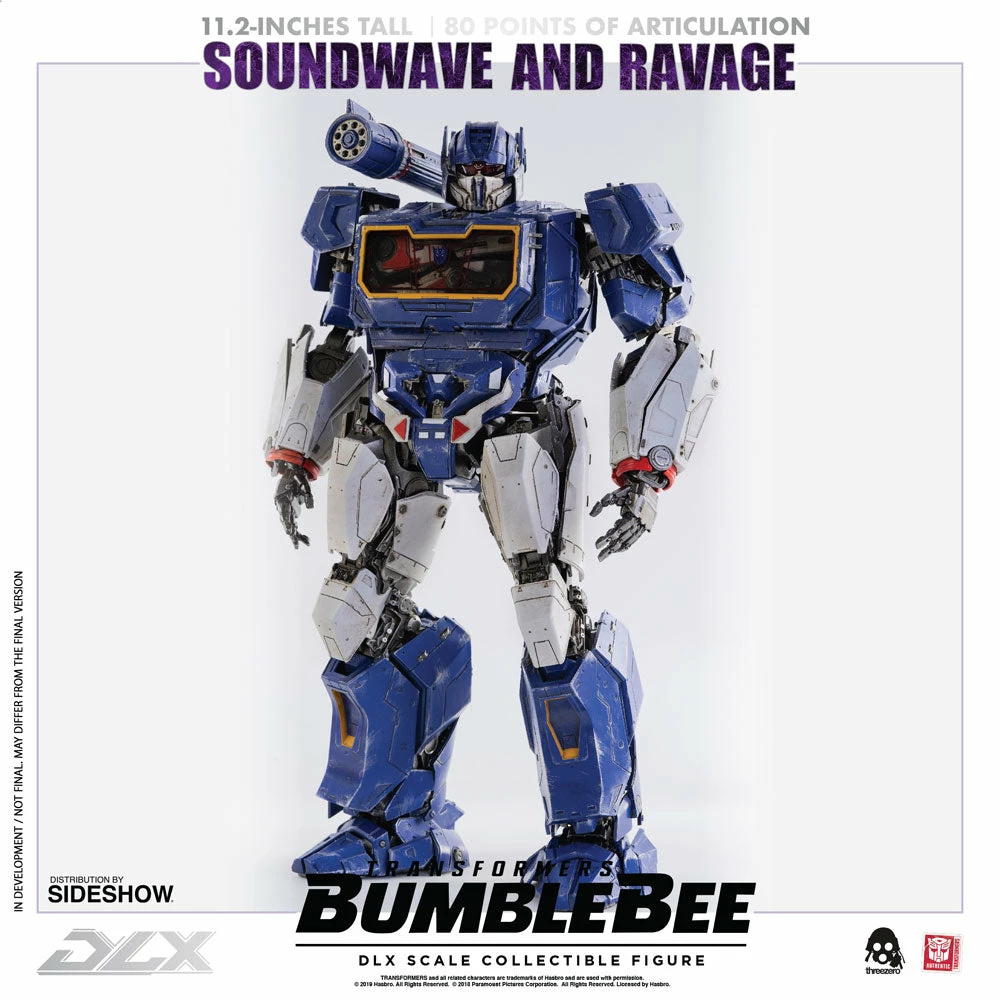Best deal β Soundwave & Ravage Collectible Figure By Threezero DLX Scale - Die-Cast Metal - Bumblebee Movie Transformers 𧨠18 Soundwave & Ravage Collectible Figure By Threezero DLX Scale - Die-Cast Metal - Bumblebee Movie Transformers