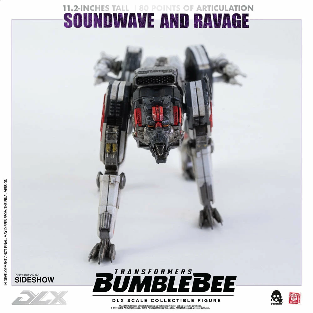 Best deal β Soundwave & Ravage Collectible Figure By Threezero DLX Scale - Die-Cast Metal - Bumblebee Movie Transformers 𧨠22 Soundwave & Ravage Collectible Figure By Threezero DLX Scale - Die-Cast Metal - Bumblebee Movie Transformers
