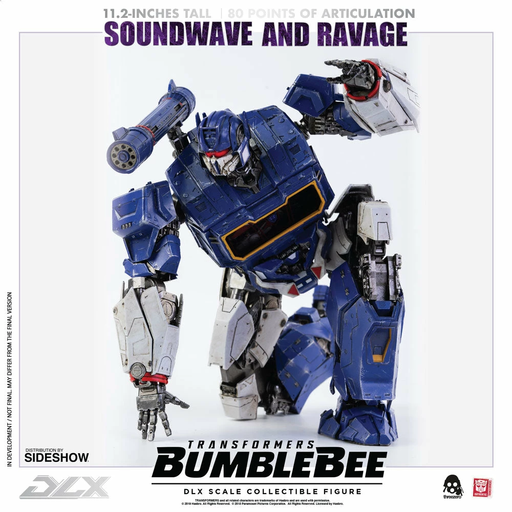 Best deal β Soundwave & Ravage Collectible Figure By Threezero DLX Scale - Die-Cast Metal - Bumblebee Movie Transformers 𧨠4 Soundwave & Ravage Collectible Figure By Threezero DLX Scale - Die-Cast Metal - Bumblebee Movie Transformers