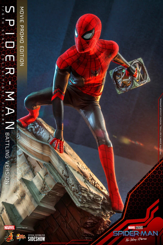 Discount βοΈ Hot Toys Spider-Man (Battling Version) Movie Promo Edition π 12 Hot Toys Spider-Man (Battling Version) Movie Promo Edition