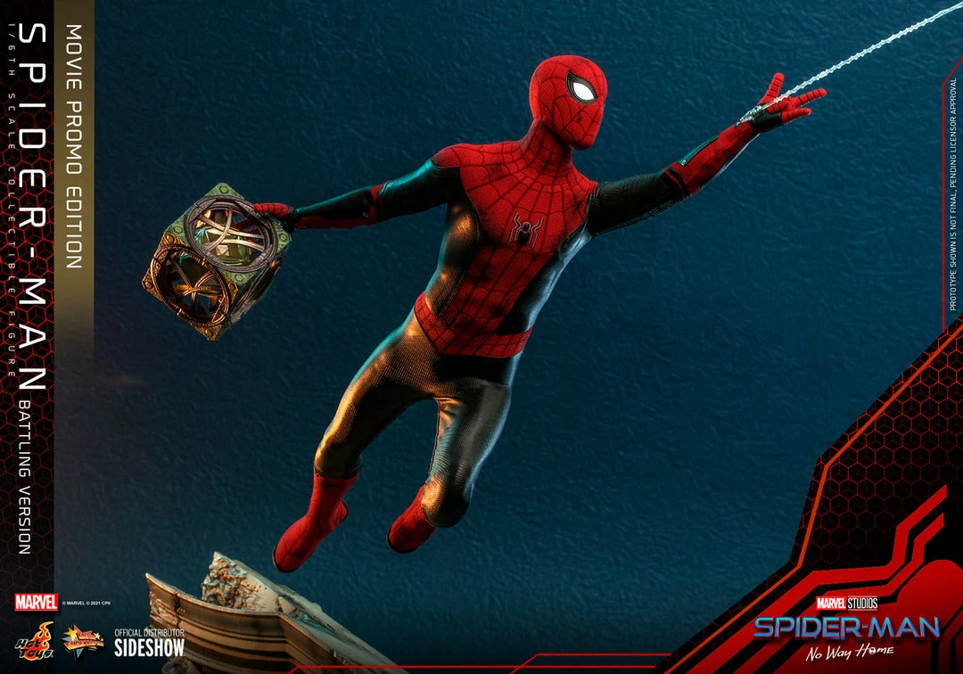Discount βοΈ Hot Toys Spider-Man (Battling Version) Movie Promo Edition π 9 Hot Toys Spider-Man (Battling Version) Movie Promo Edition