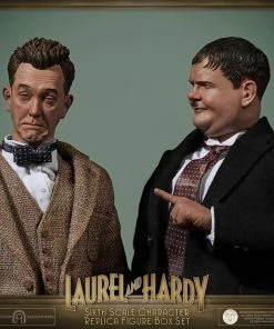 Sixth Scale Collectible Figures Stan Laurel And Oliver Hardy (Classic Suits) Box Set By BIG Chief Studios Replica Sixth Scale Figures