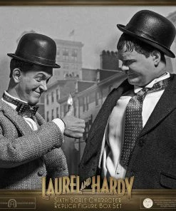 Sixth Scale Collectible Figures Stan Laurel And Oliver Hardy (Classic Suits) Box Set By BIG Chief Studios Replica Sixth Scale Figures