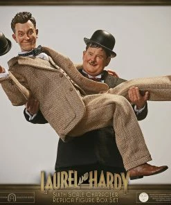 Sixth Scale Collectible Figures Stan Laurel And Oliver Hardy (Classic Suits) Box Set By BIG Chief Studios Replica Sixth Scale Figures