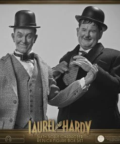Sixth Scale Collectible Figures Stan Laurel And Oliver Hardy (Classic Suits) Box Set By BIG Chief Studios Replica Sixth Scale Figures