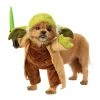 Fun Dog Star Wars Walking Yoda With Lightsaber Costume Cosplay, Halloween Costumes