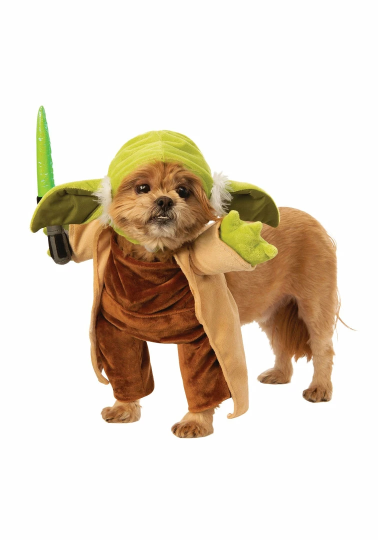 Discount ๐ฅ Fun ๐ฆฎ Dog Star Wars Walking Yoda With Lightsaber Costume Cosplay, ๐ Halloween Costumes ๐ 1 Fun Dog Star Wars Walking Yoda With Lightsaber Costume Cosplay, Halloween Costumes