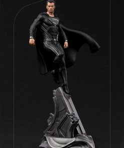 Superman Black Suit 1:10 Scale Statue By Iron Studios Art Scale 1:10 - DC Comics - Zack Snyder's Justice League