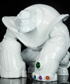 Discount ❤️ Thanos (Infinity-Sized) Gloss White Edition Designer Collectible Toy By Unruly Industries™ By Joe DellaGatta 🔥 27 Thanos (Infinity-Sized) Gloss White Edition Designer Collectible Toy By Unruly Industries™ By Joe DellaGatta