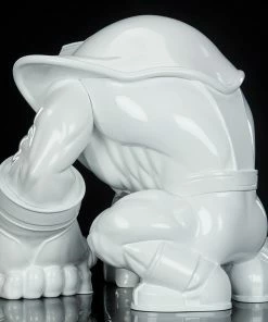 Discount ❤️ Thanos (Infinity-Sized) Gloss White Edition Designer Collectible Toy By Unruly Industries™ By Joe DellaGatta 🔥 28 Thanos (Infinity-Sized) Gloss White Edition Designer Collectible Toy By Unruly Industries™ By Joe DellaGatta