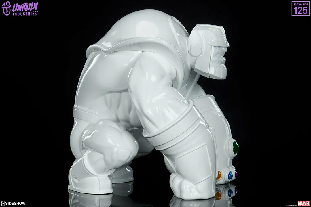 Discount ❤️ Thanos (Infinity-Sized) Gloss White Edition Designer Collectible Toy By Unruly Industries™ By Joe DellaGatta 🔥 10 Thanos (Infinity-Sized) Gloss White Edition Designer Collectible Toy By Unruly Industries™ By Joe DellaGatta
