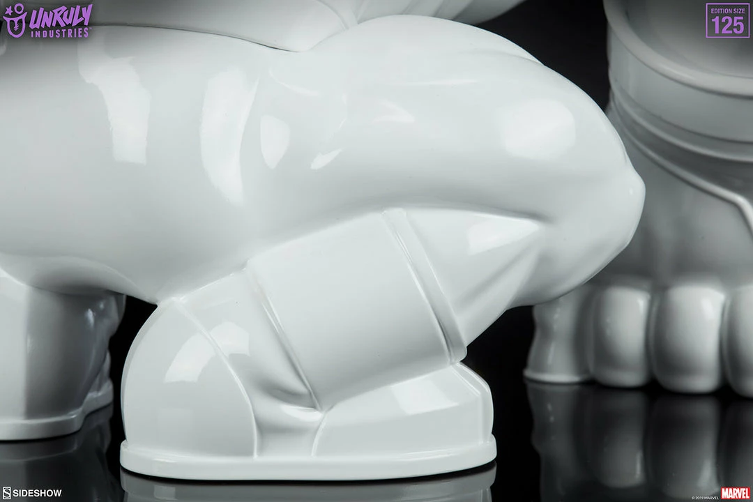 Discount ❤️ Thanos (Infinity-Sized) Gloss White Edition Designer Collectible Toy By Unruly Industries™ By Joe DellaGatta 🔥 18 Thanos (Infinity-Sized) Gloss White Edition Designer Collectible Toy By Unruly Industries™ By Joe DellaGatta