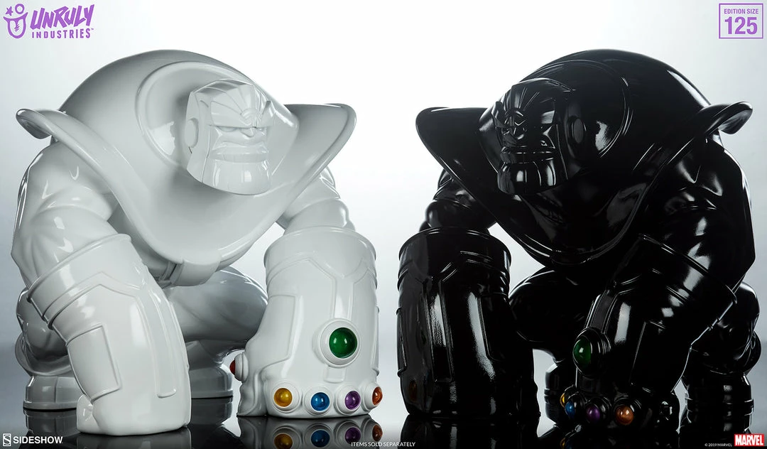 Discount ❤️ Thanos (Infinity-Sized) Gloss White Edition Designer Collectible Toy By Unruly Industries™ By Joe DellaGatta 🔥 20 Thanos (Infinity-Sized) Gloss White Edition Designer Collectible Toy By Unruly Industries™ By Joe DellaGatta