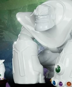 Discount ❤️ Thanos (Infinity-Sized) Gloss White Edition Designer Collectible Toy By Unruly Industries™ By Joe DellaGatta 🔥 43 Thanos (Infinity-Sized) Gloss White Edition Designer Collectible Toy By Unruly Industries™ By Joe DellaGatta
