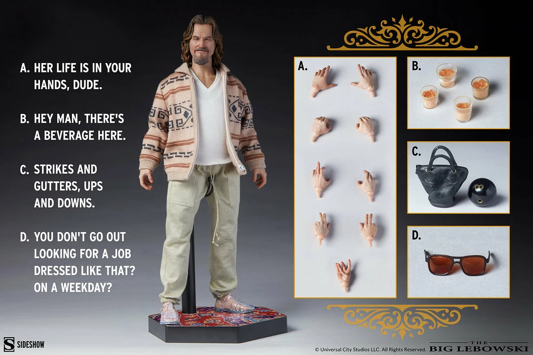 Budget ✔️ Hot Pop Cultures Store The Dude Sixth Scale Figure By Sideshow Collectibles Sixth Scale Collectible Figures 😍 12 Hot Pop Cultures Store The Dude Sixth Scale Figure By Sideshow Collectibles Sixth Scale Collectible Figures