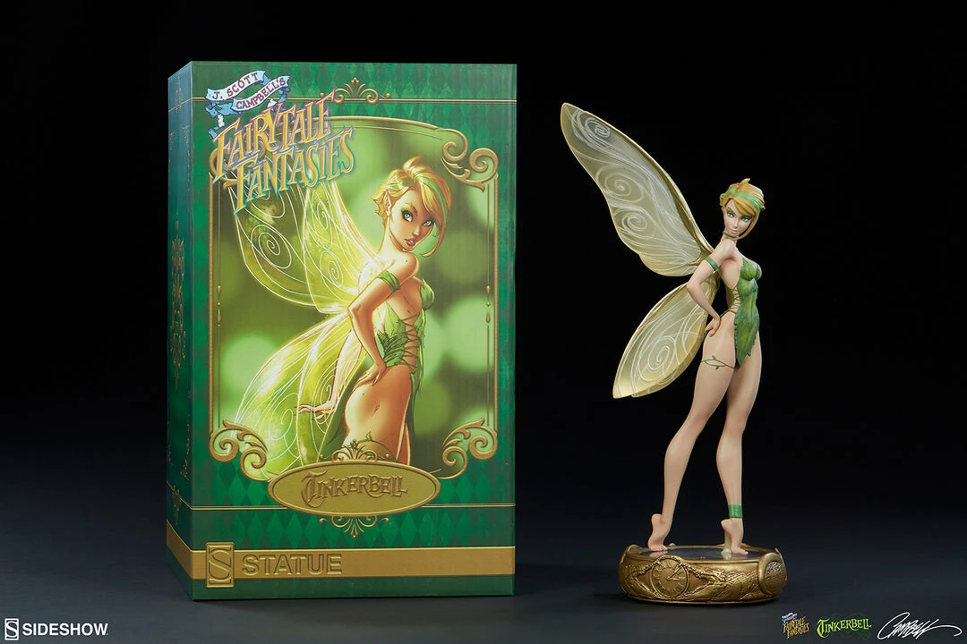 Best deal 🛒 Premium Collection Tinkerbell Statue By Sideshow Collectibles Fairytale Fantasies Collection Artist J Scott Campbell 😀 12 Premium Collection Tinkerbell Statue By Sideshow Collectibles Fairytale Fantasies Collection Artist J Scott Campbell